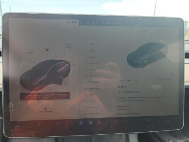 Photo 9 from auction – 2023 TESLA MODEL 3 with VIN 5YJ3E1EA1PF417841