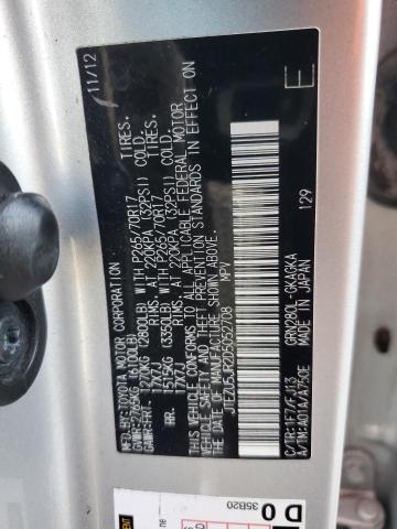 Photo 14 from auction – 2013 TOYOTA 4RUNNER SR with VIN JTEZU5JR2D5052708