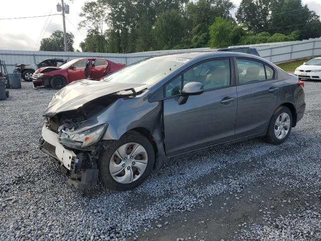 HONDA CIVIC LX 2013 with VIN 19XFB2F50DE063373 - Photo from auction