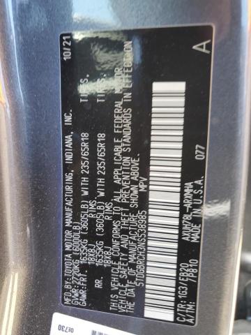 Photo 14 from auction – 2022 TOYOTA HIGHLANDER with VIN 5TDGBRCH3NS538985