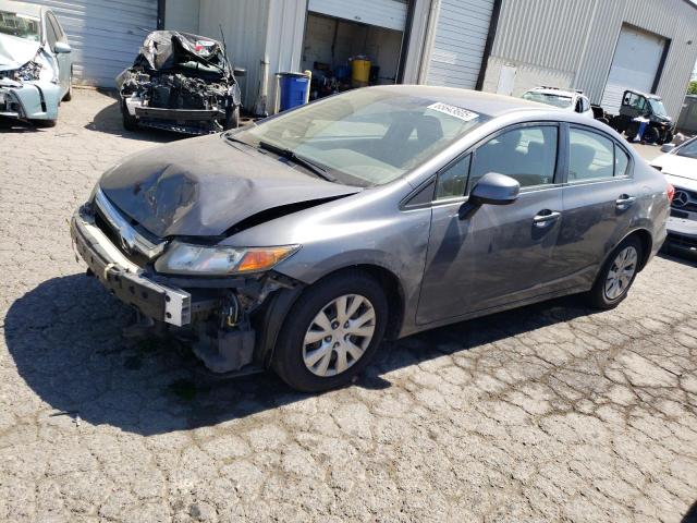 HONDA CIVIC LX 2012 with VIN 19XFB2F50CE357435 - Photo from auction