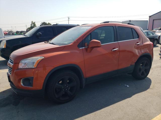 CHEVROLET TRAX LTZ 2015 with VIN KL7CJTSB8FB172622 - Photo from auction