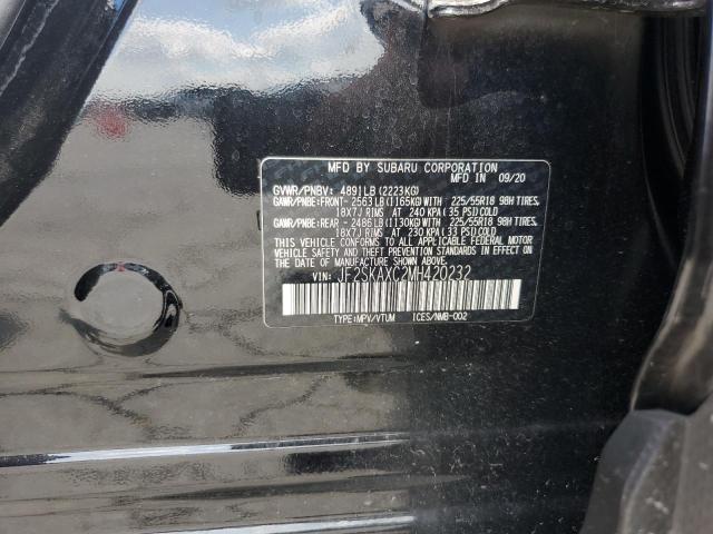 Photo 14 from auction – 2021 SUBARU FORESTER T with VIN JF2SKAXC2MH420232