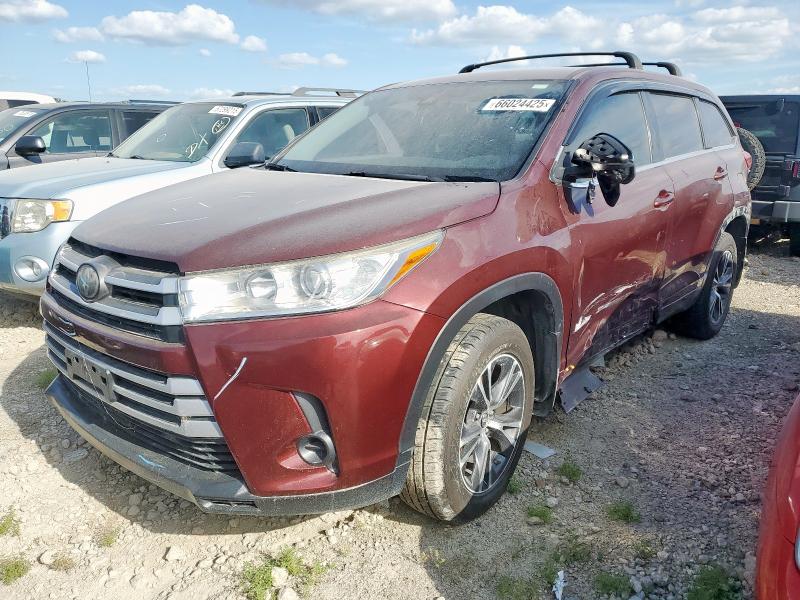 TOYOTA HIGHLANDER 2017 with VIN 5TDZARFH8HS024657 - Photo from auction