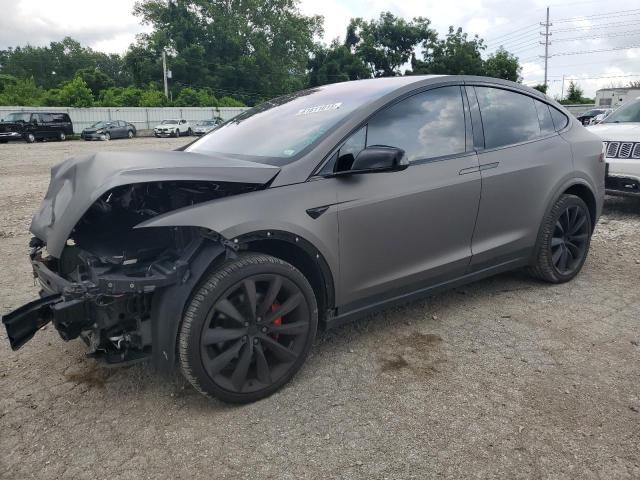 TESL MODEL X EV 4D 4WD 2020 with VIN 5YJXCBE40LF237557 - Photo from auction