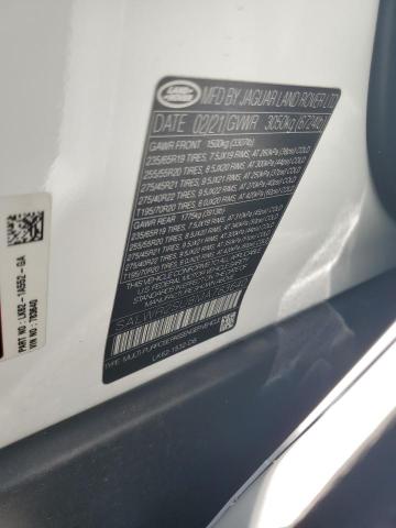 Photo 14 from auction – 2021 LAND ROVER RANGE ROVE with VIN SALWR2SU8MA783640