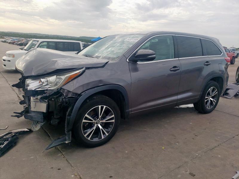 TOYOTA HIGHLANDER 2018 with VIN 5TDZARFH0JS041264 - Photo from auction
