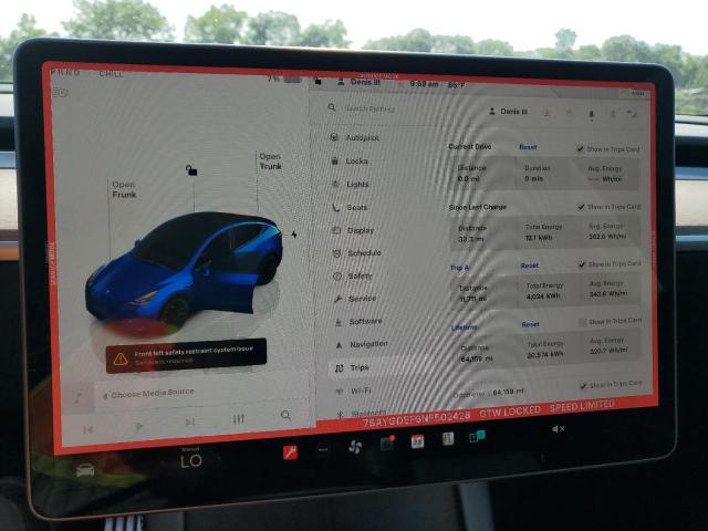 Foto 9 de la subasta – 2022 TESLA MODEL Y con VIN 7SAYGDEF6NF502428