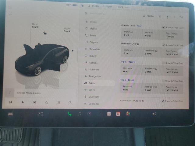 Photo 9 from auction – 2022 TESLA MODEL 3 with VIN 5YJ3E1EB4NF190425