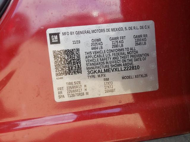 Photo 14 from auction – 2020 GMC TERRAIN SL with VIN 3GKALMEVXLL222810