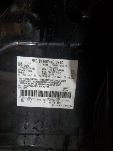 Photo 14 from auction – 2020 FORD EDGE SEL with VIN 2FMPK4J95LBA32101