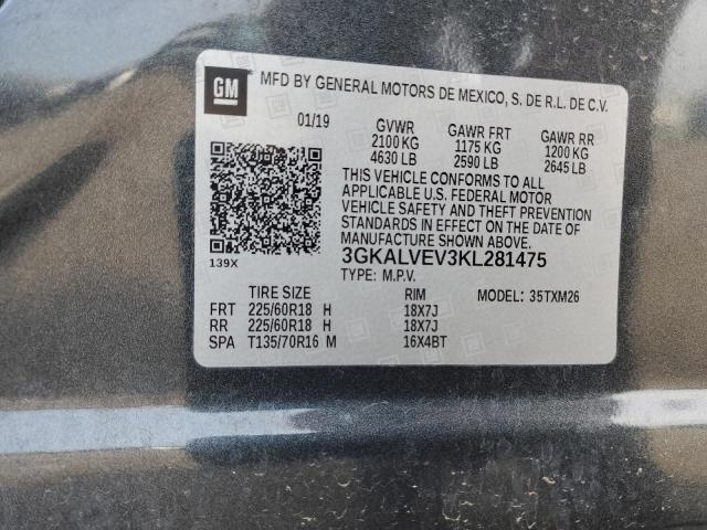 Photo 14 from auction – 2019 GMC TERRAIN SL with VIN 3GKALVEV3KL281475