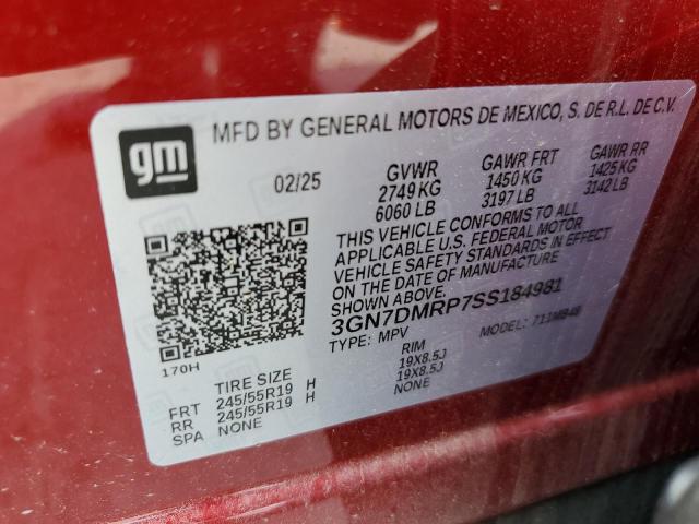 Photo 14 from auction – 2025 CHEVROLET EQUINOX LT with VIN 3GN7DMRP7SS184981