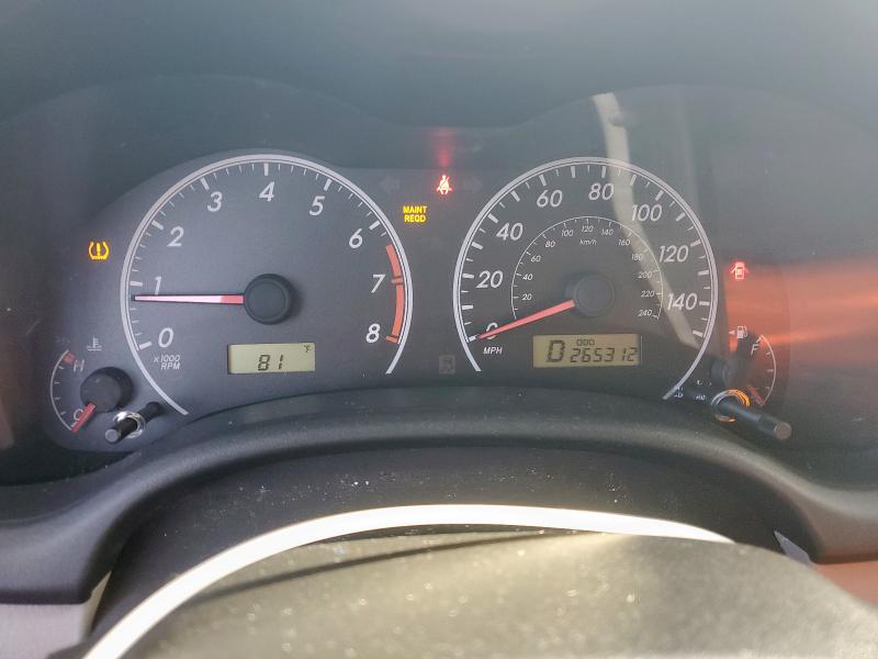 Photo 9 from auction – 2012 TOYOTA COROLLA BA with VIN 5YFBU4EE5CP019288