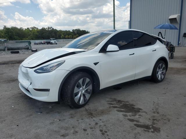 TESLA MODEL Y 2021 with VIN 5YJYGAEEXMF141870 - Photo from auction