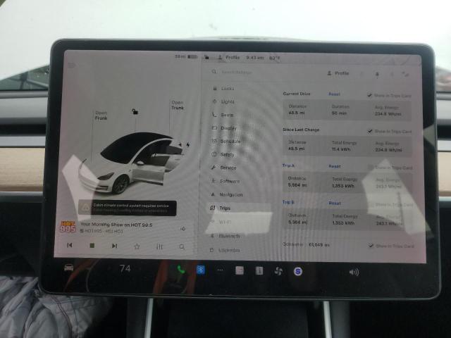 Photo 9 from auction – 2020 TESLA MODEL 3 with VIN 5YJ3E1EA8LF789784