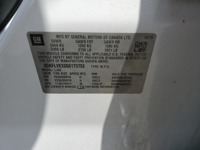 Photo 14 from auction – 2016 GMC TERRAIN DE with VIN 2GKFLVE32G6173753