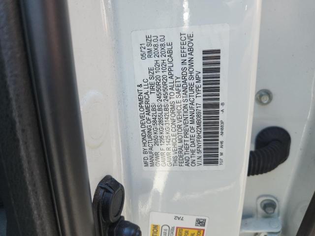 Photo 14 from auction – 2021 HONDA PILOT SE with VIN 5FNYF6H22MB089717