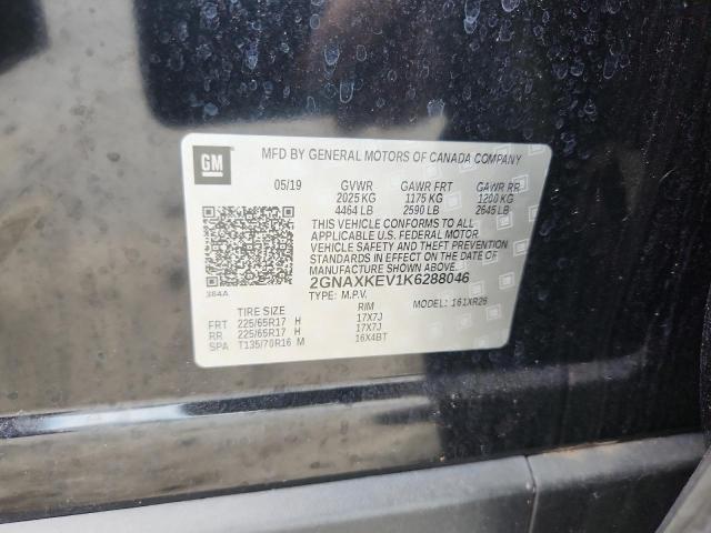 Photo 14 from auction – 2019 CHEVROLET EQUINOX LT with VIN 2GNAXKEV1K6288046
