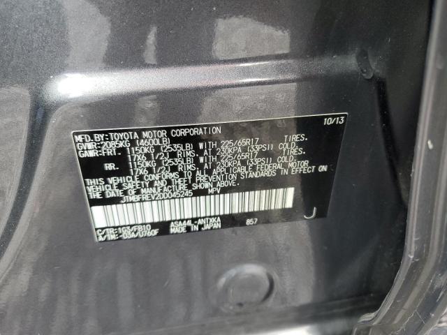 Photo 14 from auction – 2013 TOYOTA RAV4 LE with VIN JTMBFREV2DD045245