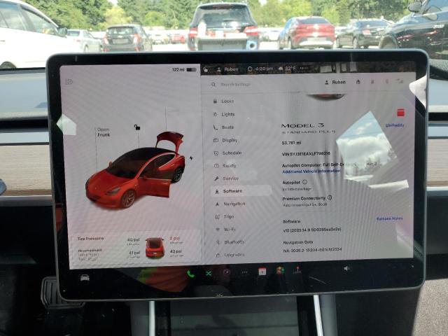 Photo 9 from auction – 2020 TESLA MODEL 3 with VIN 5YJ3E1EAXLF799216