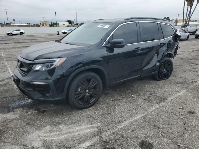 HONDA PILOT SE 2022 with VIN 5FNYF5H21NB023767 - Photo from auction