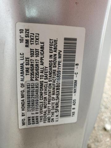 Photo 14 from auction – 2011 HONDA ODYSSEY EX with VIN 5FNRL5H6XBB016859