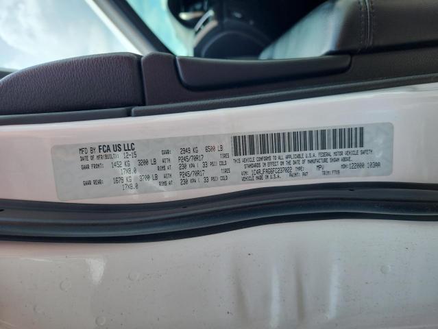 Photo 14 from auction – 2015 JEEP GRAND CHER with VIN 1C4RJFAG6FC237022