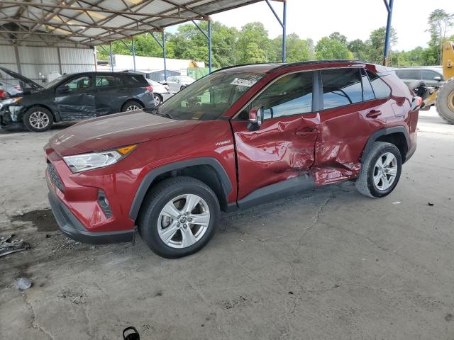 TOYOTA RAV4 XLE 2020 with VIN JTMR6RFV8LD003707 - Photo from auction