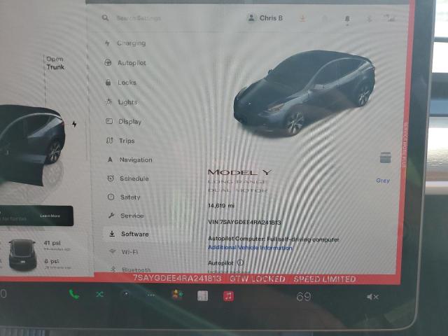 Foto 9 de la subasta – 2024 TESLA MODEL Y con VIN 7SAYGDEE4RA241813