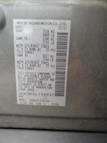 Photo 14 from auction – 2016 NISSAN ROGUE S with VIN 5N1AT2MT3GC754932