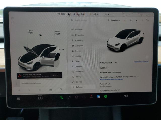 Photo 9 from auction – 2023 TESLA MODEL Y with VIN 7SAYGDEEXPA099335