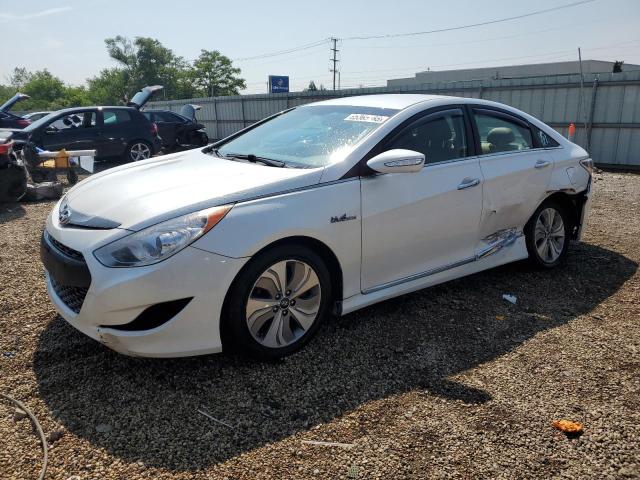 HYUNDAI SONATA HYB 2015 with VIN KMHEC4A49FA120853 - Photo from auction
