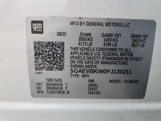 Foto 14 de la subasta – 2023 BUICK ENCLAVE PR con VIN 5GAEVBKW0PJ130211