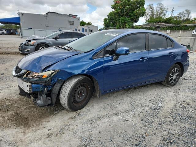 HONDA CIVIC LX 2013 with VIN 19XFB2F57DE031732 - Photo from auction