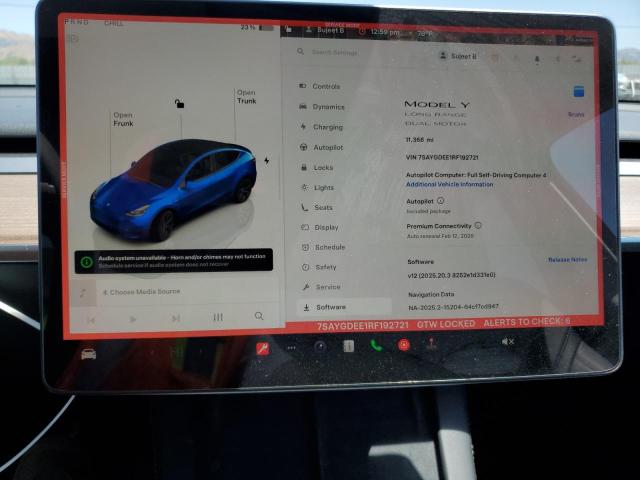 Фото 9 с аукциона – 2024 TESLA MODEL Y с VIN 7SAYGDEE1RF192721