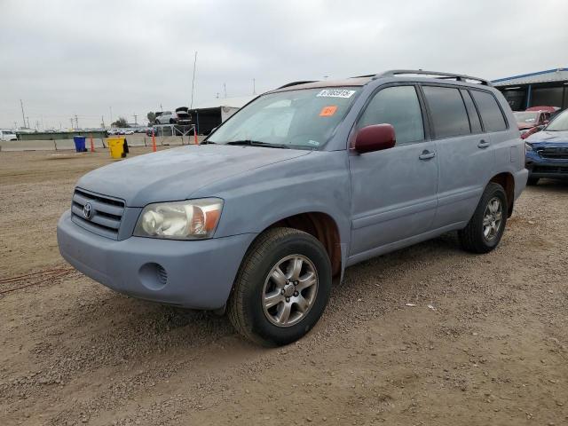 TOYOTA HIGHLANDER 2007 with VIN JTEEP21A870213899 - Photo from auction