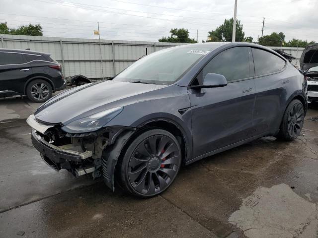 TESLA MODEL Y 2021 с VIN 5YJYGDEF4MF262811 - Фото с аукциона
