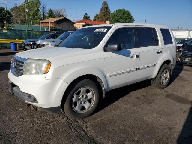 HONDA PILOT LX 2012 with VIN 5FNYF3H25CB013017 - Photo from auction