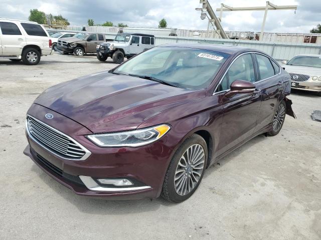 FORD FUSION SE 2017 with VIN 3FA6P0T92HR263432 - Photo from auction