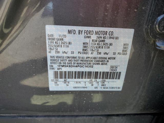Photo 14 from auction – 2023 FORD EXPLORER X with VIN 1FMSK8DH4PGC16352