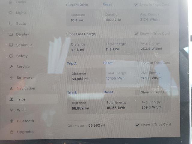 Photo 9 from auction – 2022 TESLA MODEL Y with VIN 7SAYGDEE6NF438544