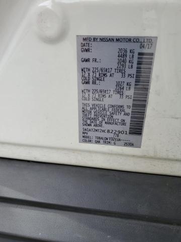 Photo 14 from auction – 2017 NISSAN ROGUE S with VIN 5N1AT2MT2HC822901