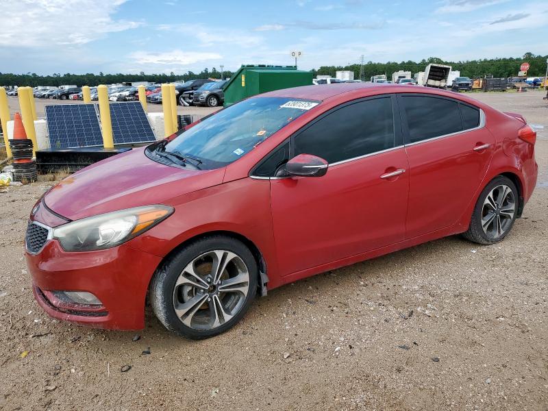 KIA FORTE EX 2014 with VIN KNAFX4A88E5091897 - Photo from auction
