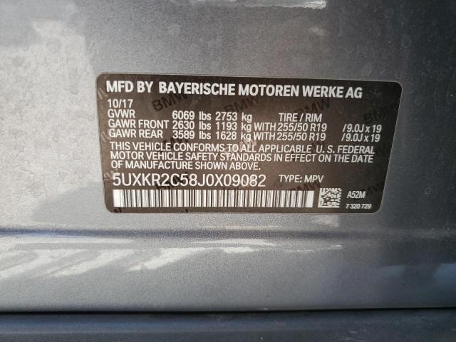 Photo 14 from auction – 2018 BMW X5 SDRIVE3 with VIN 5UXKR2C58J0X09082