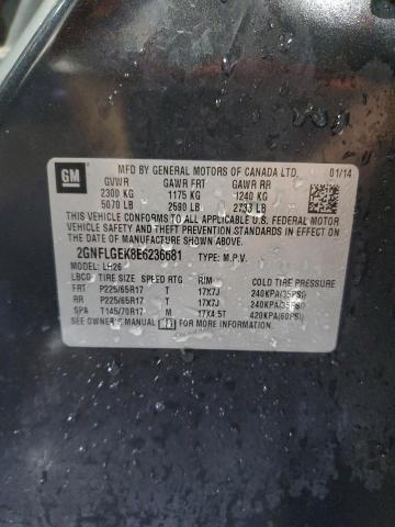 Photo 14 from auction – 2014 CHEVROLET EQUINOX LT with VIN 2GNFLGEK8E6236681