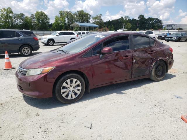 HONDA CIVIC LX 2012 مع رقم تعريف المركبة 19XFB2F56CE095064 - صورة من المزاد