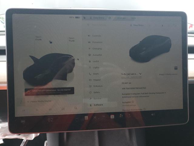 Photo 9 from auction – 2024 TESLA MODEL Y with VIN 7SAYGDEF7RF045702