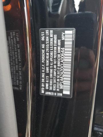 Photo 14 from auction – 2012 PORSCHE CAYENNE with VIN WP1AA2A20CLA00644