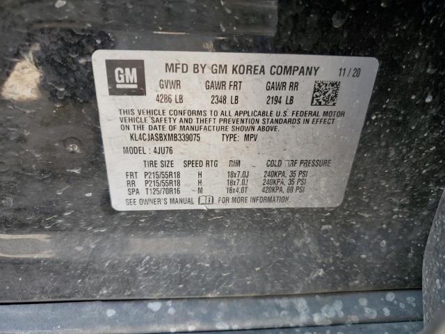 Photo 14 from auction – 2021 BUICK ENCORE PRE with VIN KL4CJASBXMB339075